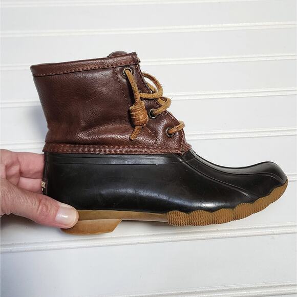 Sperry Port Girls Saltwater Duck Boots - Picture 5 of 13